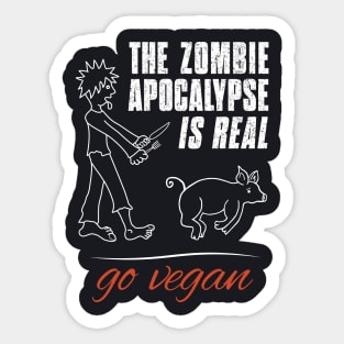 Zombie Apocalypse Is Real Sticker